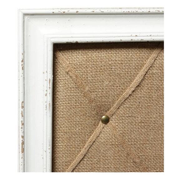 Vision Board Linen Bulletin Board Cork Board White Frame, 21"×27" Pin Boards - Picture 6 of 8